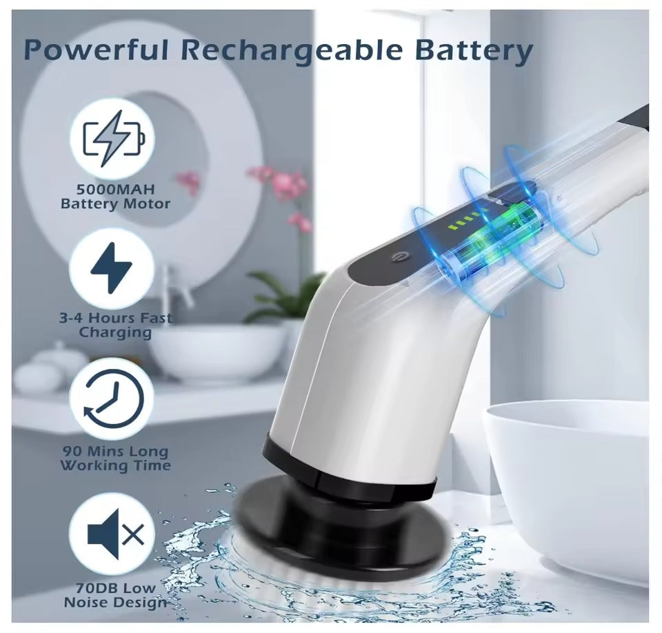 Limpiador extensión eléctrico 9 en 1