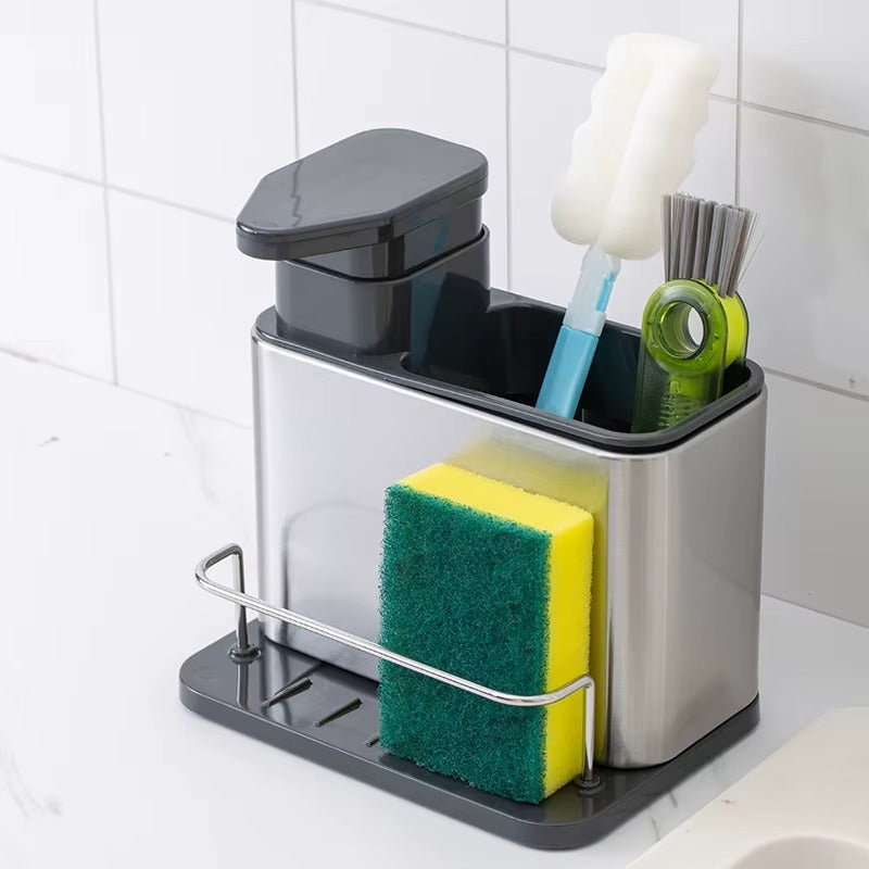 DISPENSADOR DE JABON ACERO INOLXIDABLE