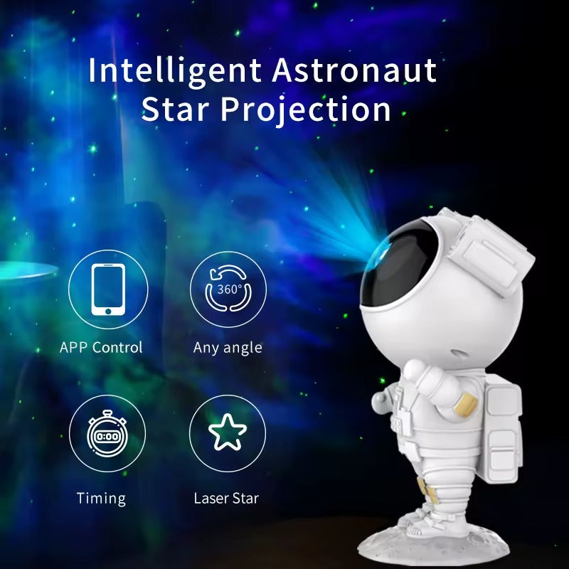 Lampara de mesa proyector astronauta