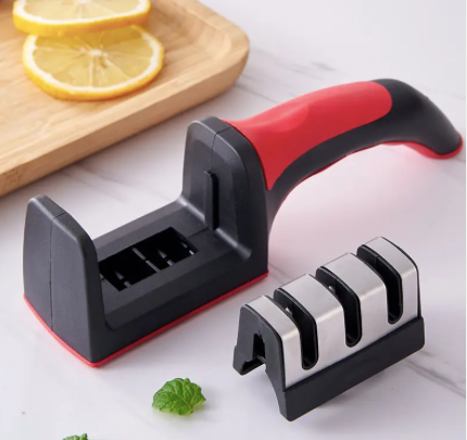 Platero escurridor con cajón + afilador