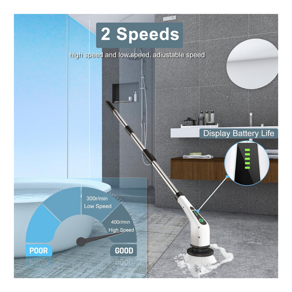 Limpiador extensión eléctrico 9 en 1